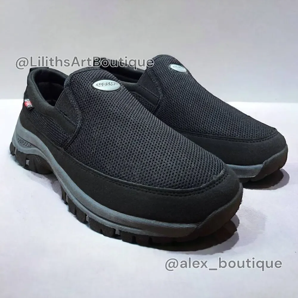 Slip-on Canvas Loafers Sport Shoes(F029)-Size 8.5 for Men